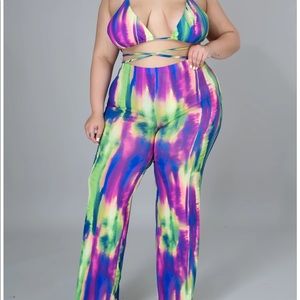 Plus Size Three Piece Swim Set